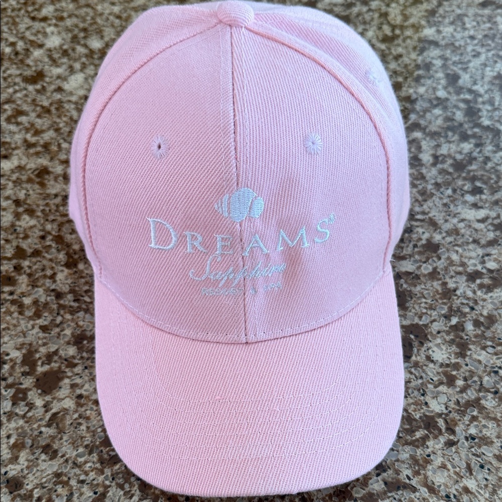 Dreams Resorts Pink Embroidered Baseball Cap